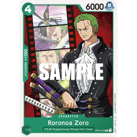 OPCG [OP02-043 C] Roronoa Zoro