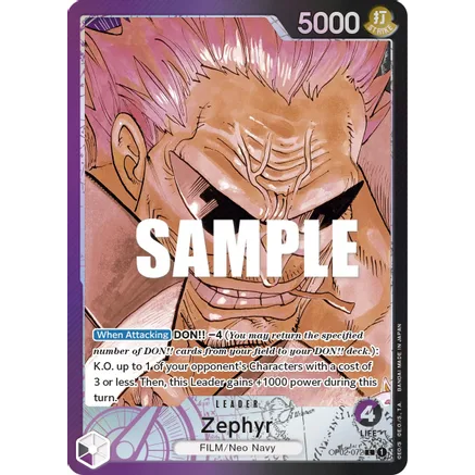 OPCG [OP02-072 L] Zephyr (Alternate Art)