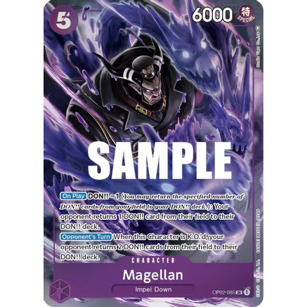 OPCG [OP02-085 SR] Magellan (Alternate Art)