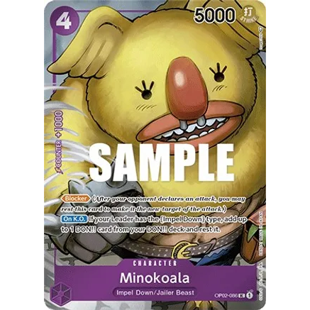 OPCG [OP02-086 UC] Minokoala (Box Topper)