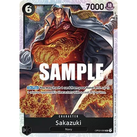 OPCG [OP02-099 SR] Sakazuki