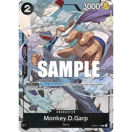 OPCG [OP02-115 R] Monkey.D.Garp (Alternate Art)