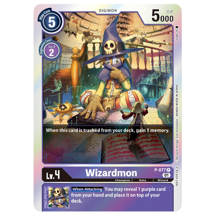 DCG [P-077 P] Wizardmon (Foil)