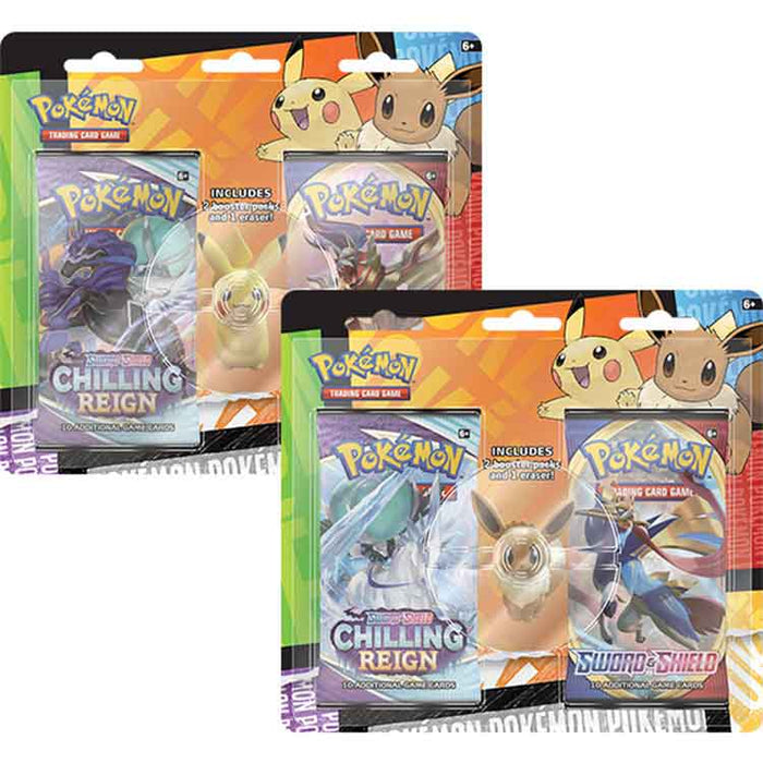 Pokemon Back to School Eraser Blister