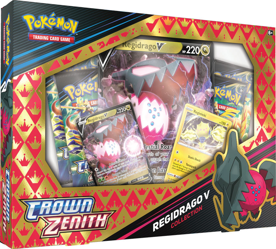 Pokemon TCG: Crown Zenith Regieleki/Regidrago V Collection