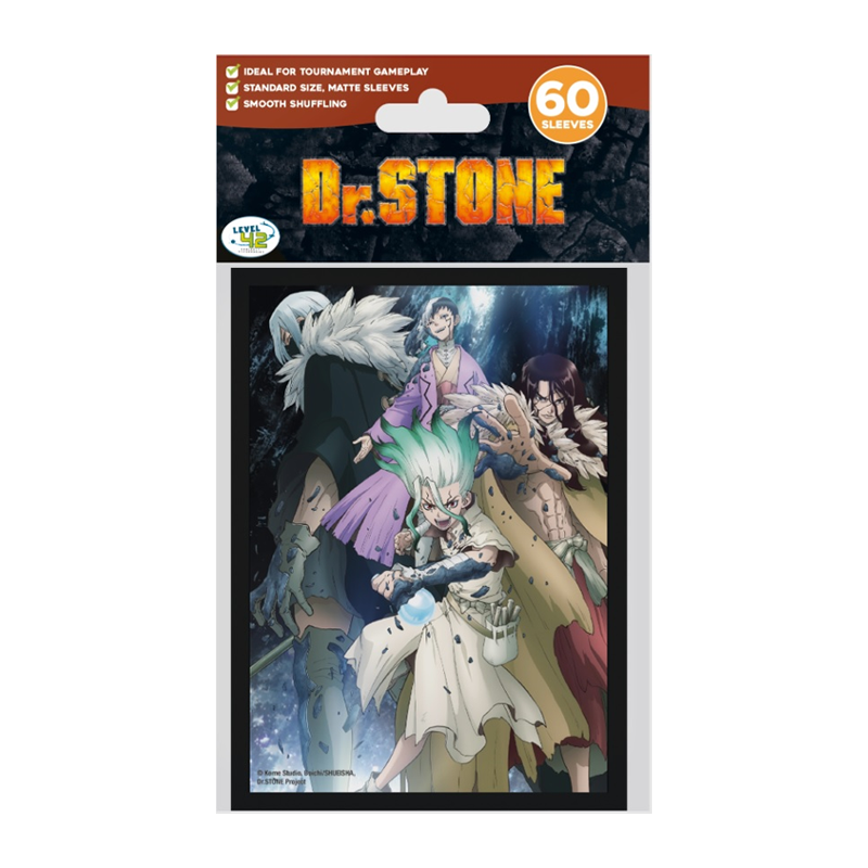 JAPANIME GAMES Sleeves - Dr. Stone Fight Team (Standard Size)