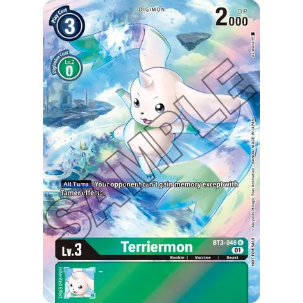 DCG [BT3-046 U] Terriermon (Tamers Card Set 1)
