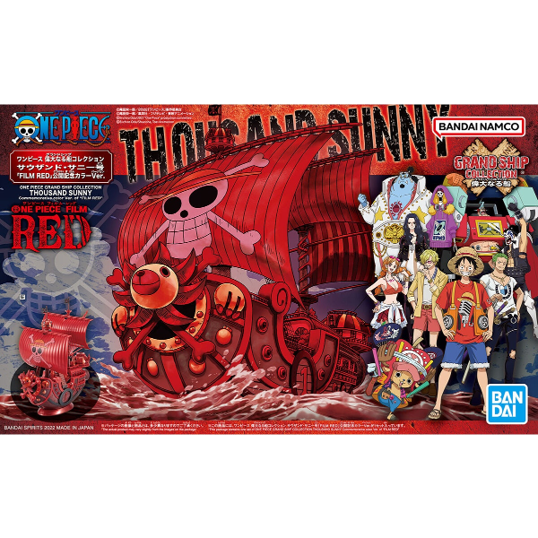 One Piece Grand Ship Collection -Thousand Sunny FILM RED Commemorative Color Ver.