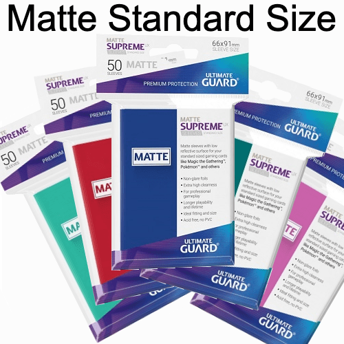 Ultimate Guard Supreme UX Matte Sleeves Standard Size