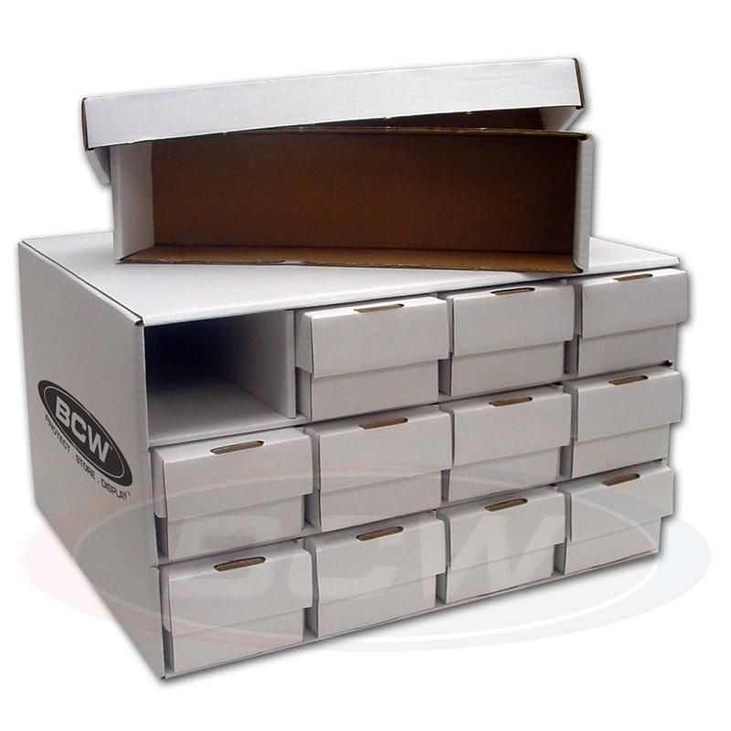 BCW Card House WITH 12 - 800 CT Boxes