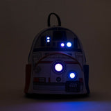 Loungefly Backpack - Star Wars Droids R2-D2 & BB-8 Light-Up (US Exclusive)