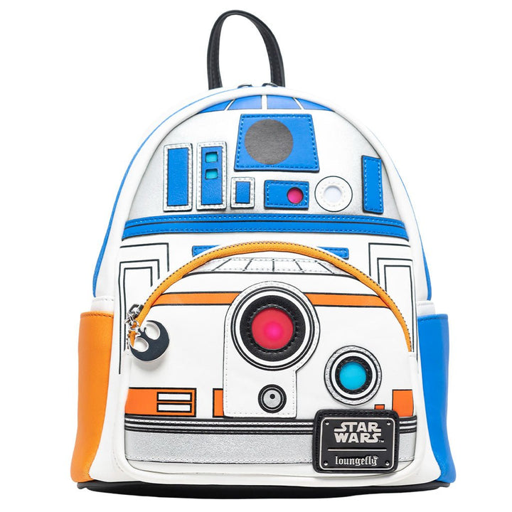 Loungefly Backpack - Star Wars Droids R2-D2 & BB-8 Light-Up (US Exclusive)