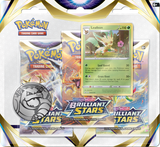 Pokemon TCG: Brilliant Stars 3-Pack Blister (Leafeon)
